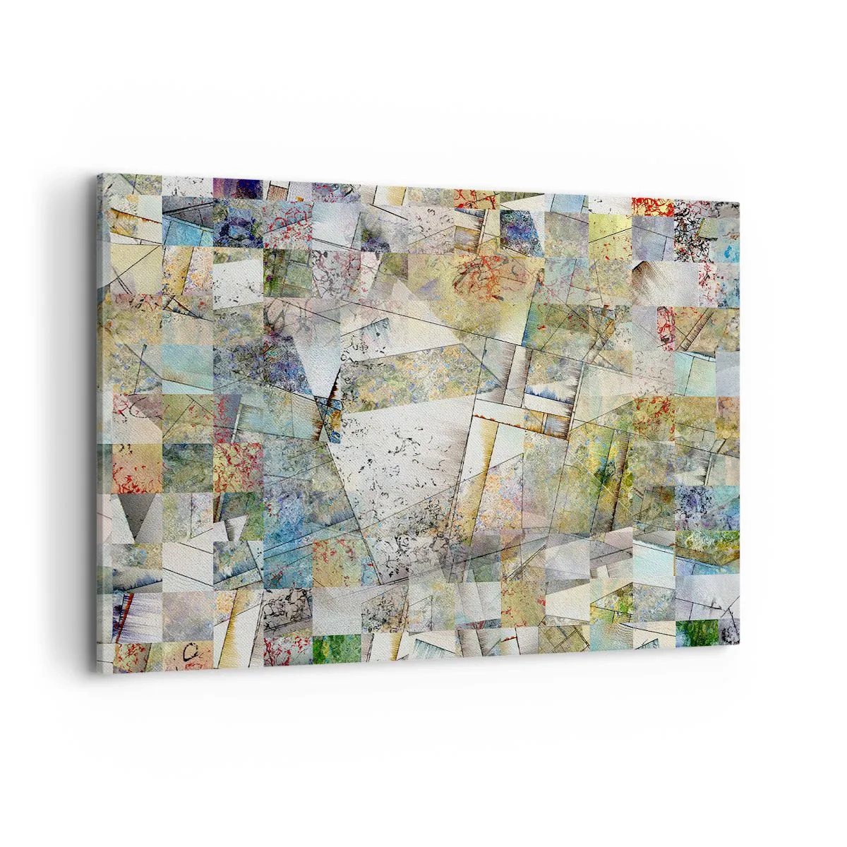 Obraz na plátně - Geometrické přeskupení - 100x70 cm