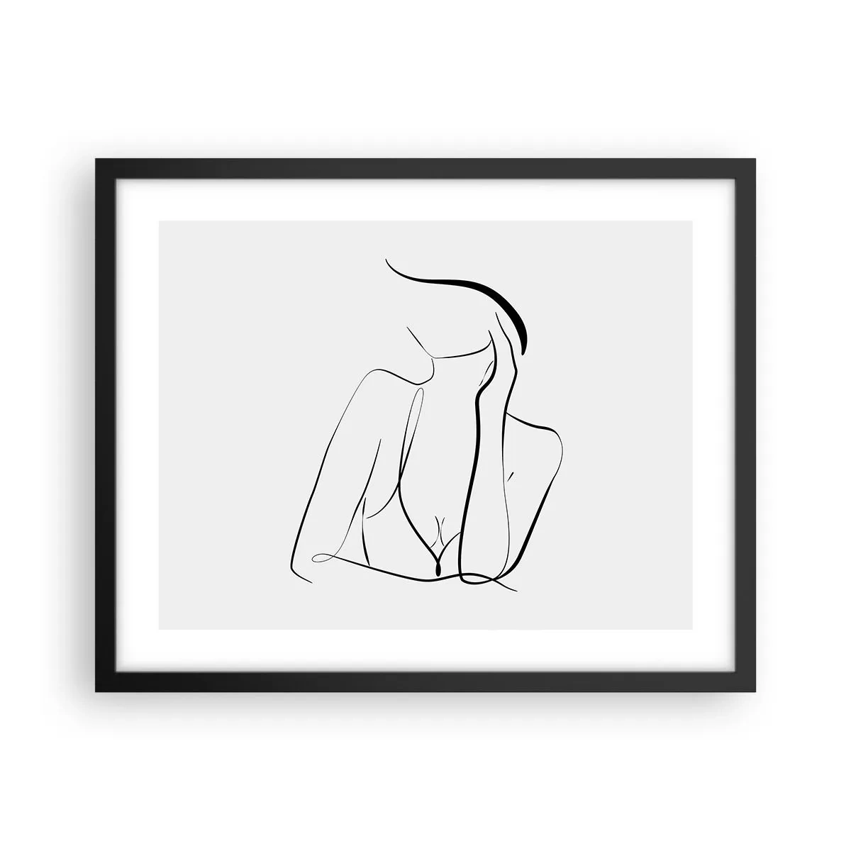 Plakát v černém rámu - Na vlně snů - 50x40 cm