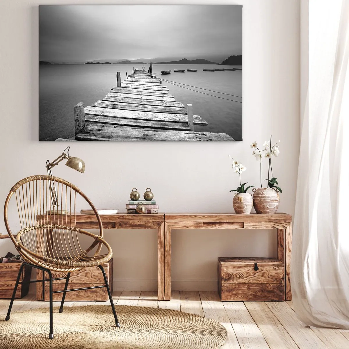 Obraz na plátně - Za horami, za moři - 100x70 cm