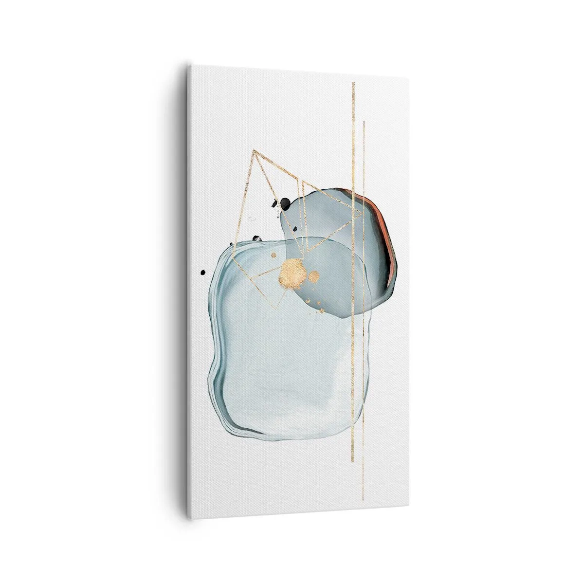 Obraz na plátně - Studie kapky - 55x100 cm