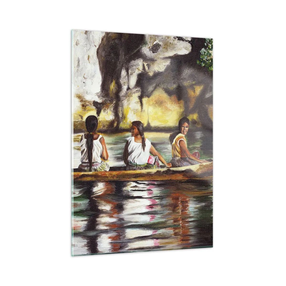 Obraz na skle - V polynéském ráji - 50x70 cm