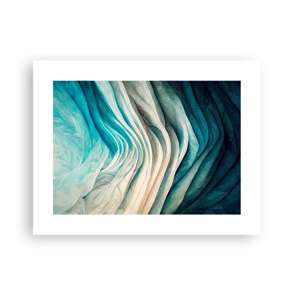 Plakát - Modrá neukojitelnost - 40x30 cm