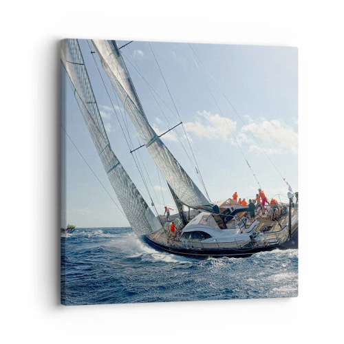 Obraz na plátně - Ať zvítězí lepší - 30x30 cm