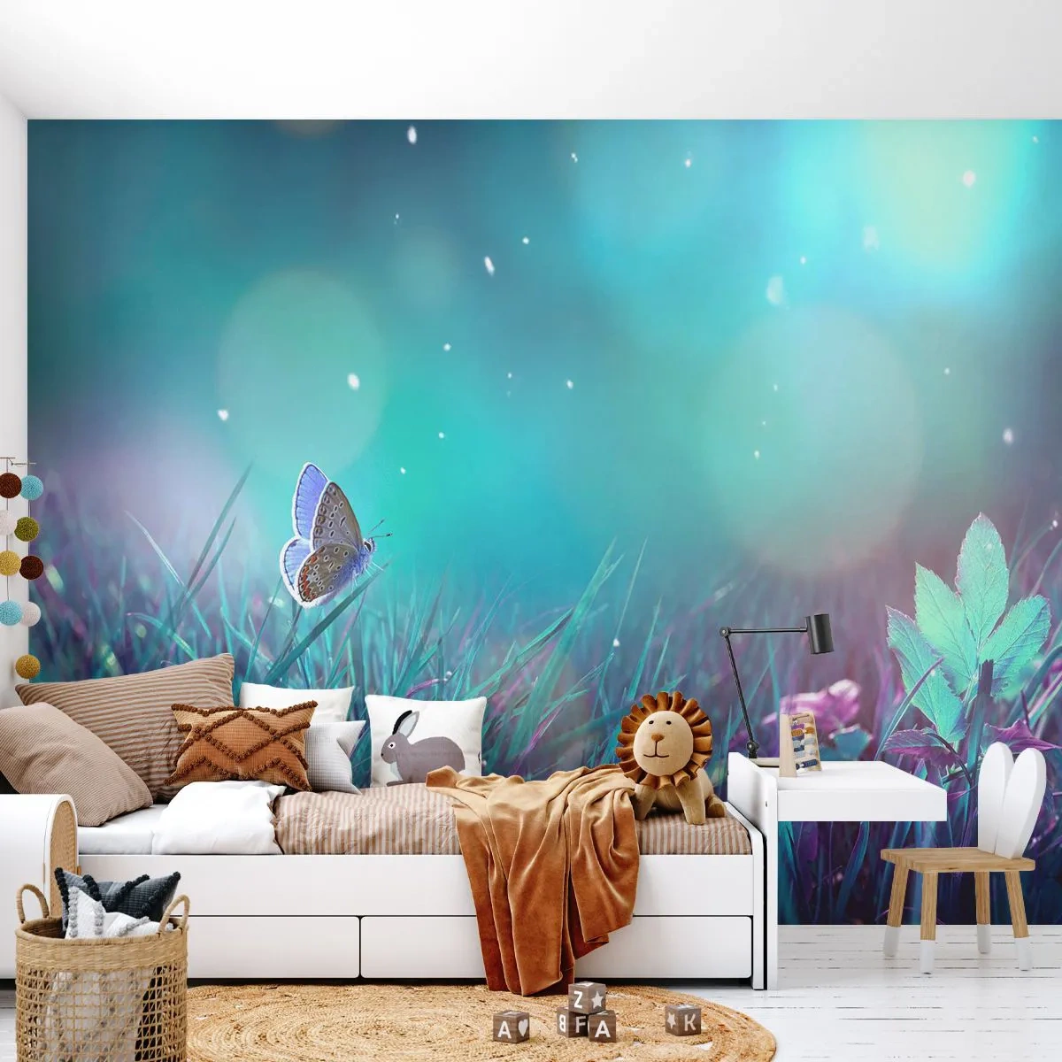 Fototapeta Standard Eco - Tajemný život louky - Motýl, Louka, Kus - 400x280 cm