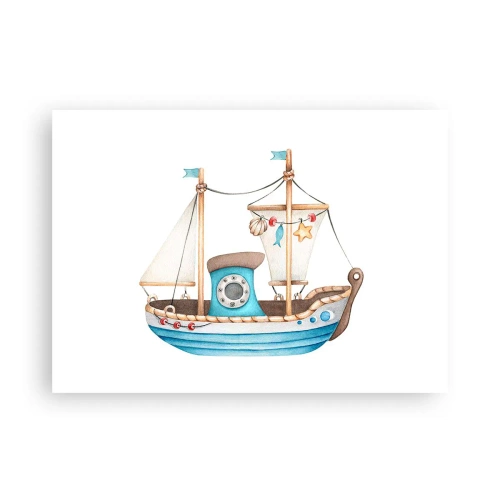 Plakát - Ahoj, dobrodružství! - 70x50 cm