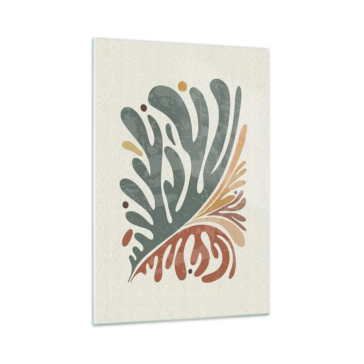 Obraz na skle - Vícebarevný list - 70x100 cm