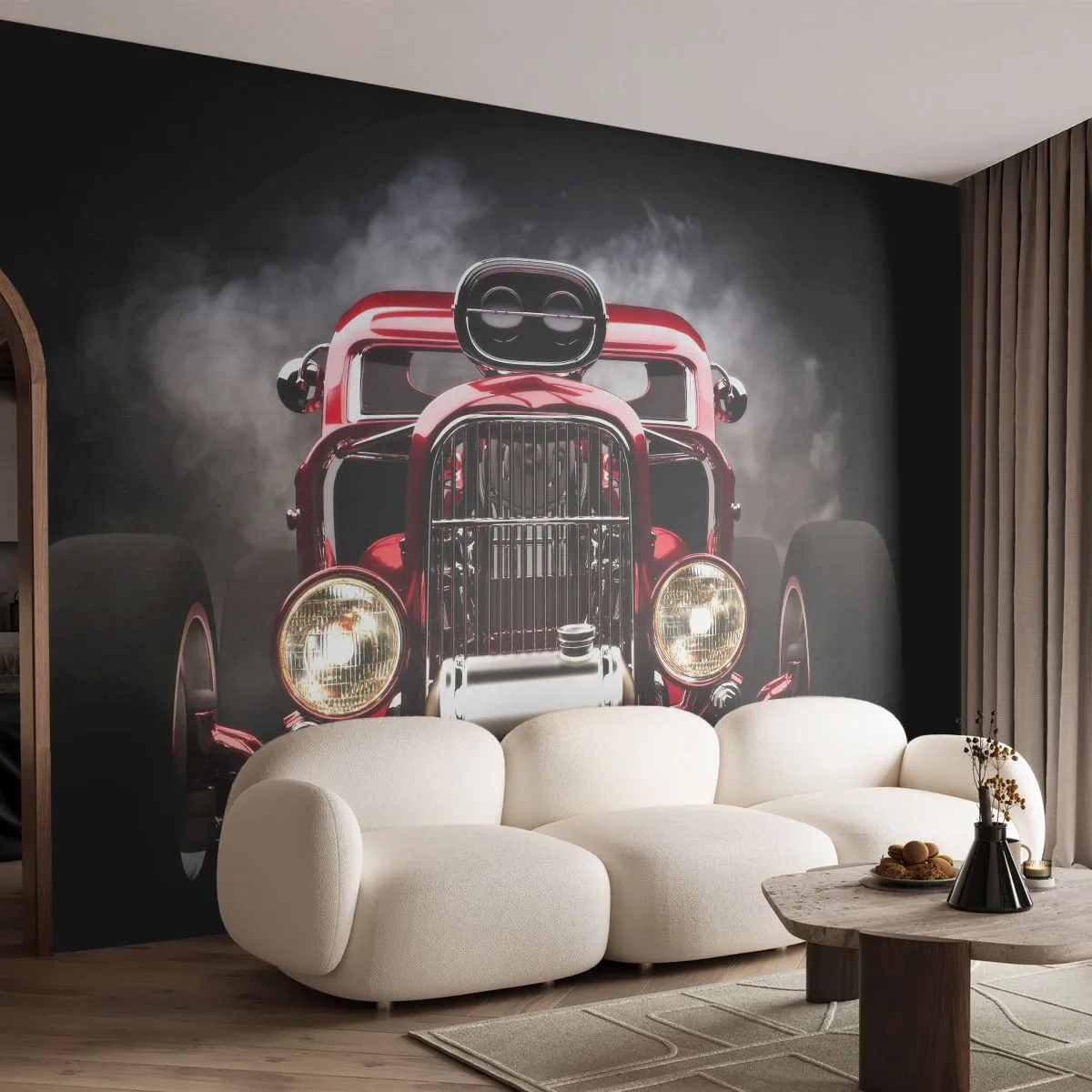 Fototapeta Samolepicí Deluxe Sticker - Rychlý a zběsile krásný - Automobilový průmysl, Auto, Sport - 250x175 cm
