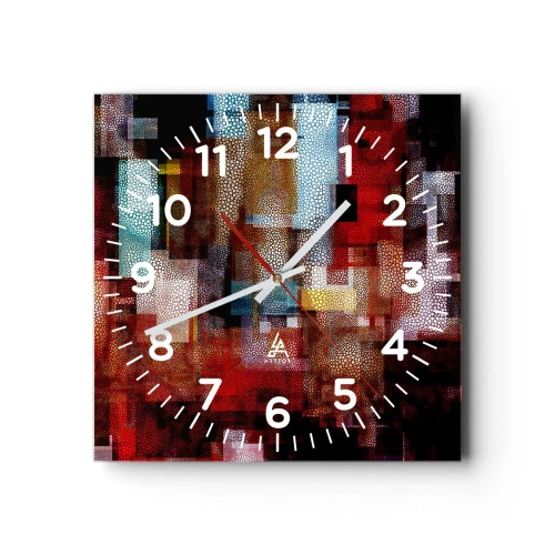 Nástěnné hodiny - Chaos a zmatek - 30x30 cm