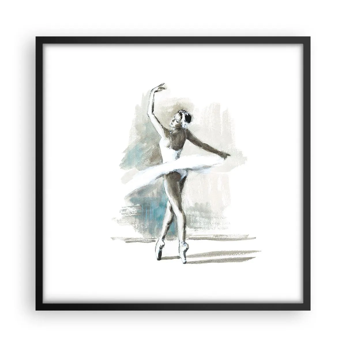 Plakát v černém rámu - Zakletá do labutě - 50x50 cm