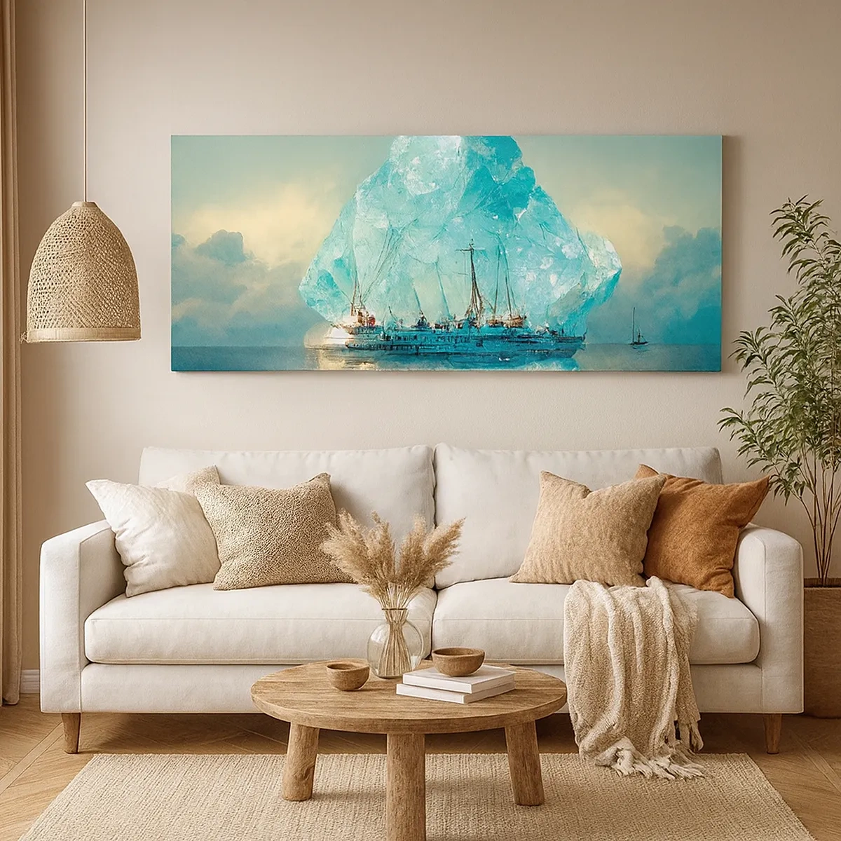 Obraz na plátně - Arktický briliant - 30x30 cm