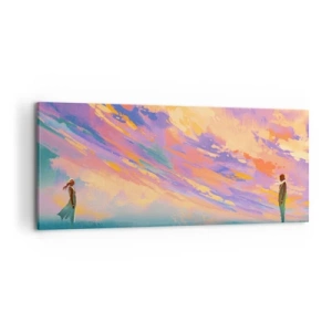Obraz na plátně - Síla přitažlivosti - 120x50 cm