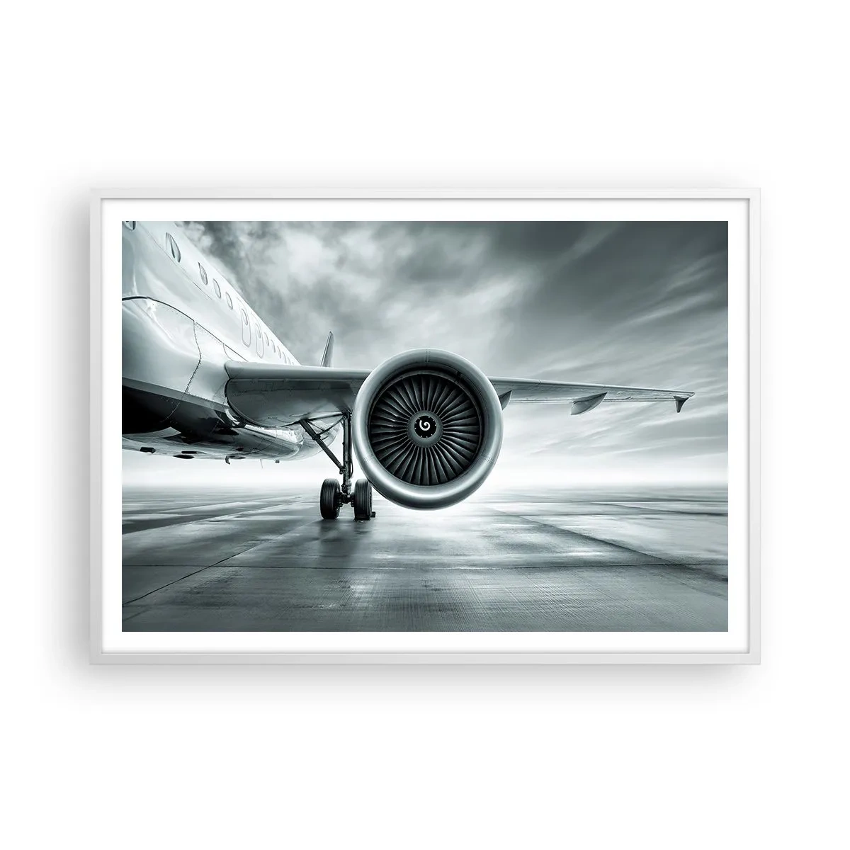 Plakát v bílém rámu - Toto je síla! - 100x70 cm