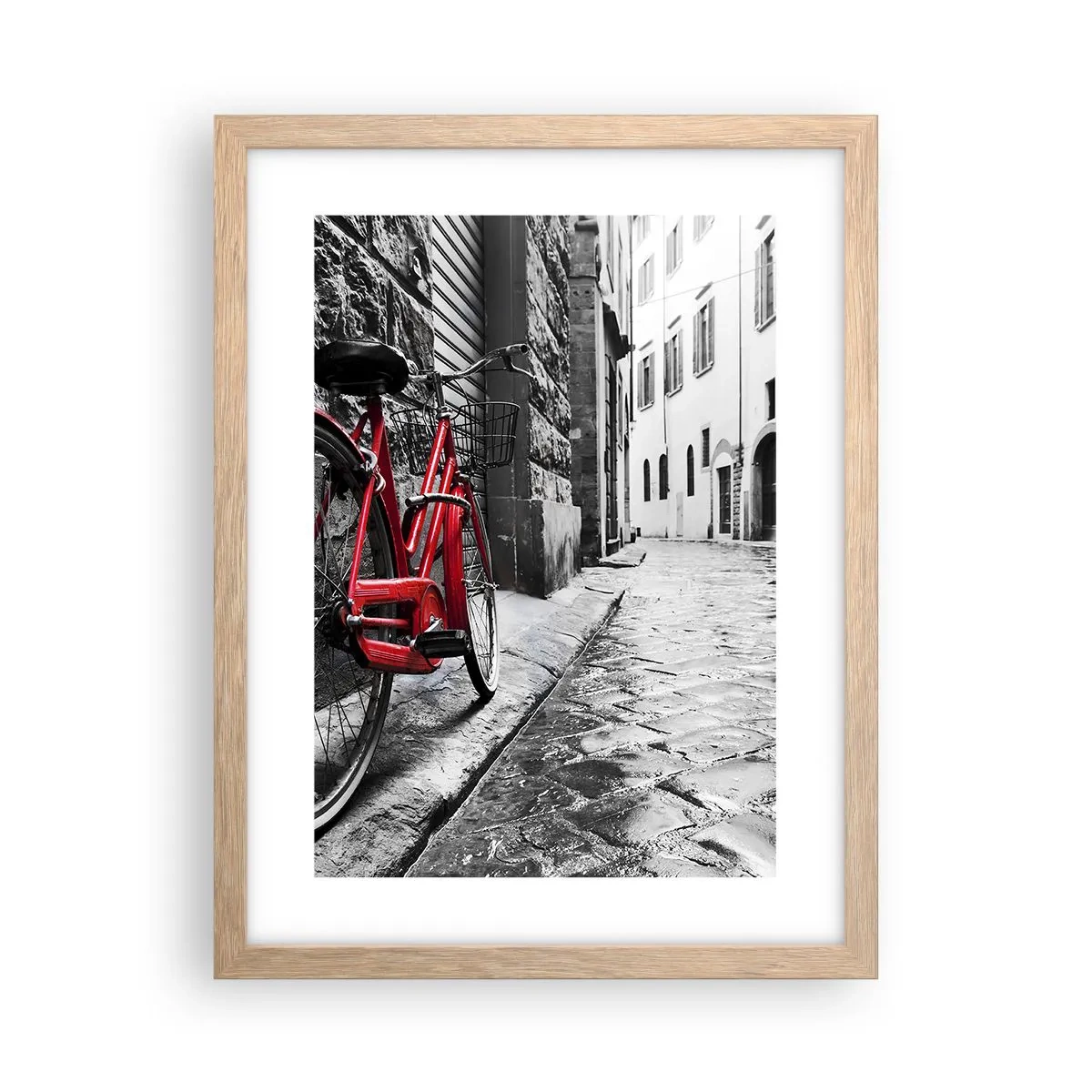 Plakát v rámu světlý dub - Skutečná krása nestárne - 30x40 cm