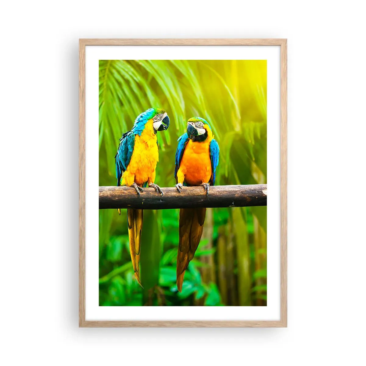 Plakát v rámu světlý dub - Slyšela jsi, že ona…? - 50x70 cm