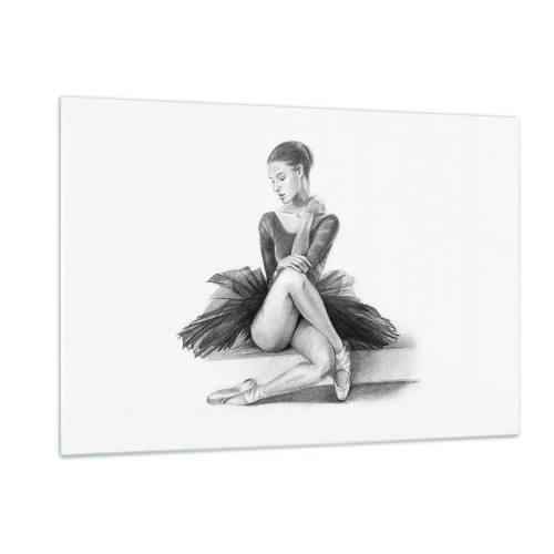 Obraz na skle - Okouzlená tancem - 120x80 cm