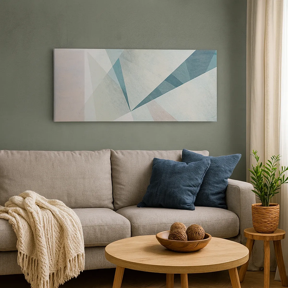 Obraz na plátně - V klidu, ale dynamicky - 30x30 cm