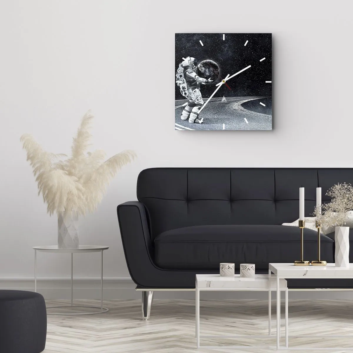 Nástěnné hodiny - Na Mléčné dráze - 30x30 cm