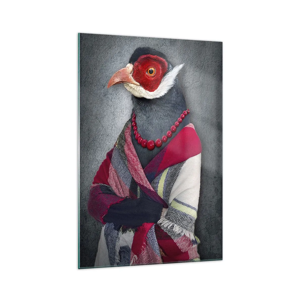 Obraz na skle - Co tady dělám?! - 70x100 cm