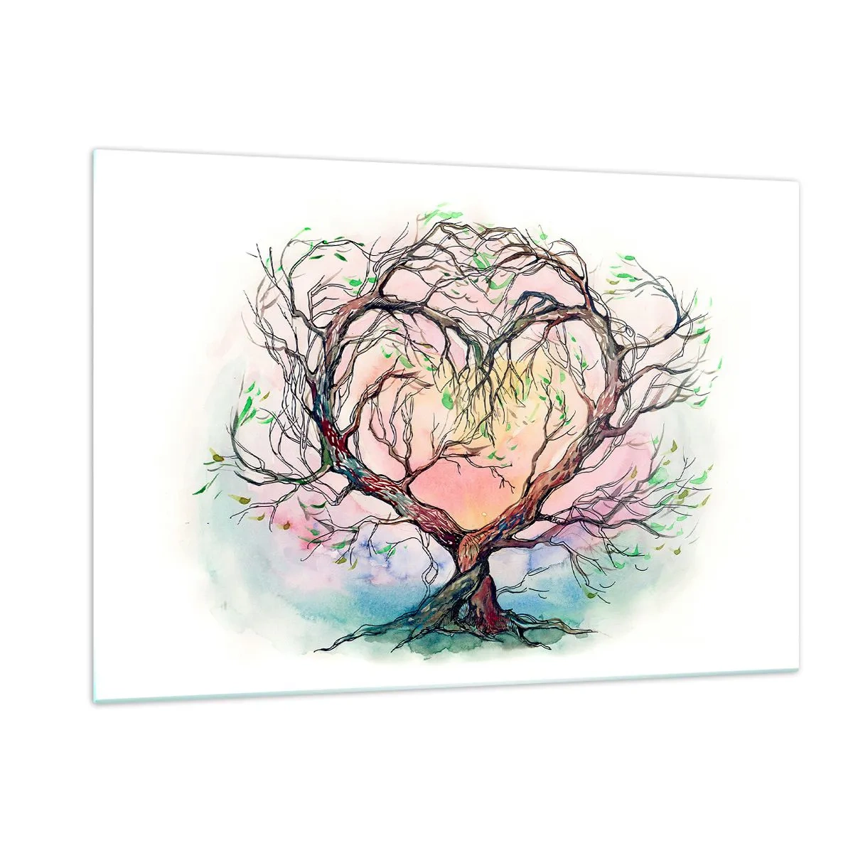 Obraz na skle - Společně proti vichřicím - 120x80 cm