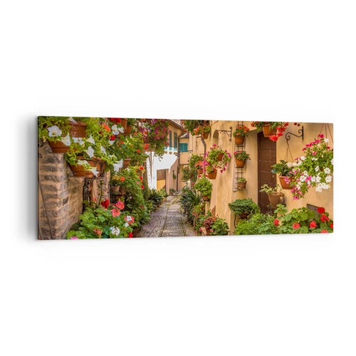 Obraz na plátně - Italské zákoutí - 140x50 cm