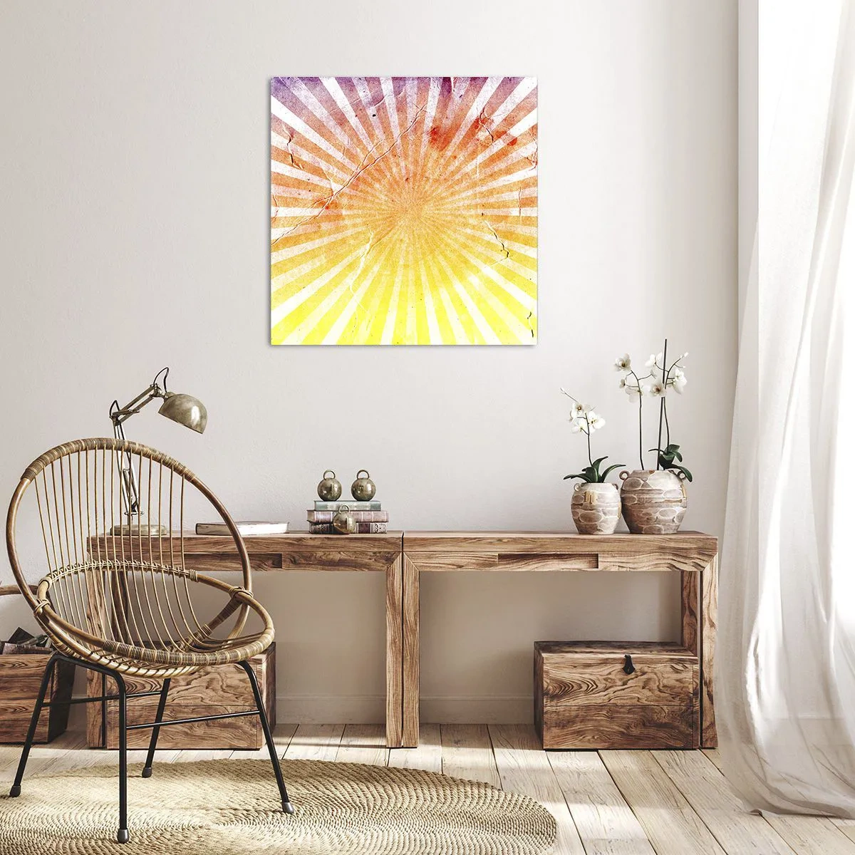 Obraz na plátně - Východy a západy - 60x60 cm