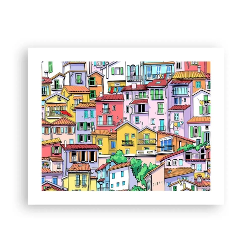 Plakát - Veselé město - 50x40 cm