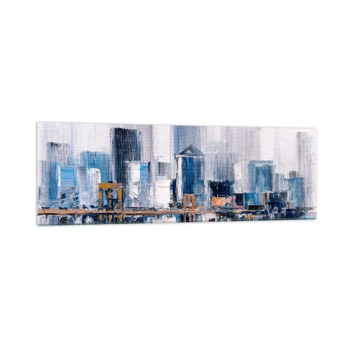 Obraz na skle - Newyorská imprese - 160x50 cm