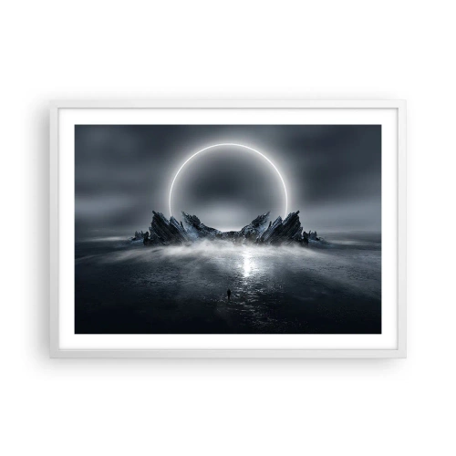 Plakát v bílém rámu - Finále příběhu - 70x50 cm