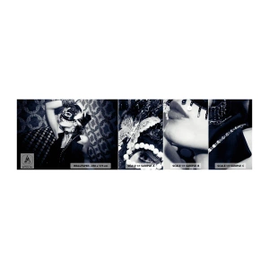 Vzor Fototapety Samolepicí Deluxe Sticker - Dekorace, ozdoby, vzory… - Žena, Benátská maska, Modelka - 100x30 cm