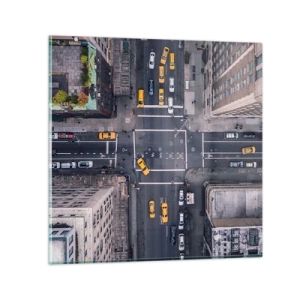 Obraz na skle - Snadná volba - 40x40 cm