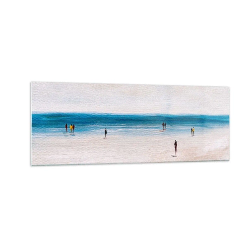Obraz na skle - Přirozená potřeba - 140x50 cm