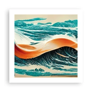 Plakát - Surfařův sen - 50x50 cm