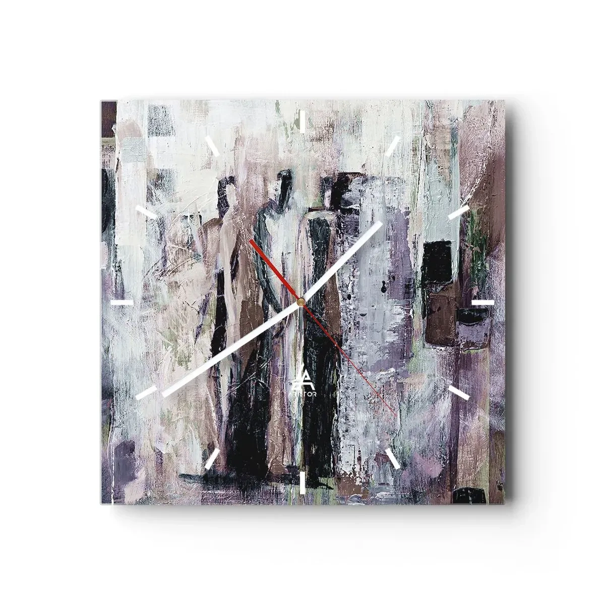 Nástěnné hodiny - Tajemná trojice - 40x40 cm