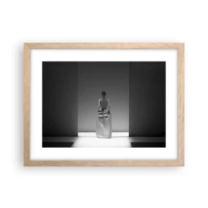 Plakát v rámu světlý dub - Rafinovaná jednoduchost - 40x30 cm