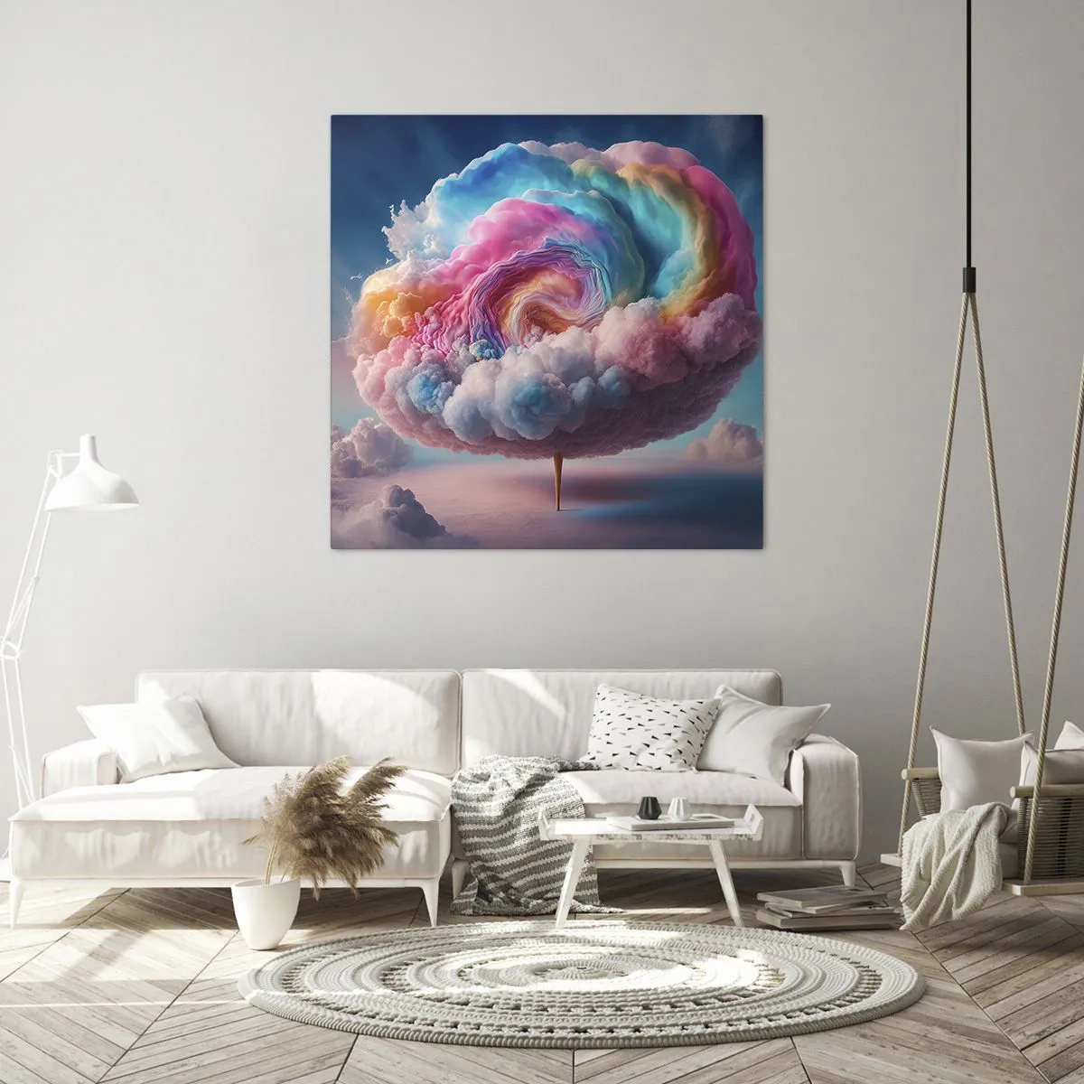 Obraz na plátně - Sen o zábavním parku - 30x30 cm