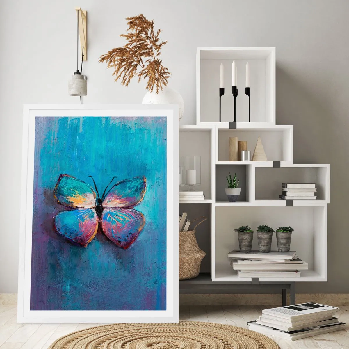 Plakát v bílém rámu - V celé své kráse - 61x91 cm