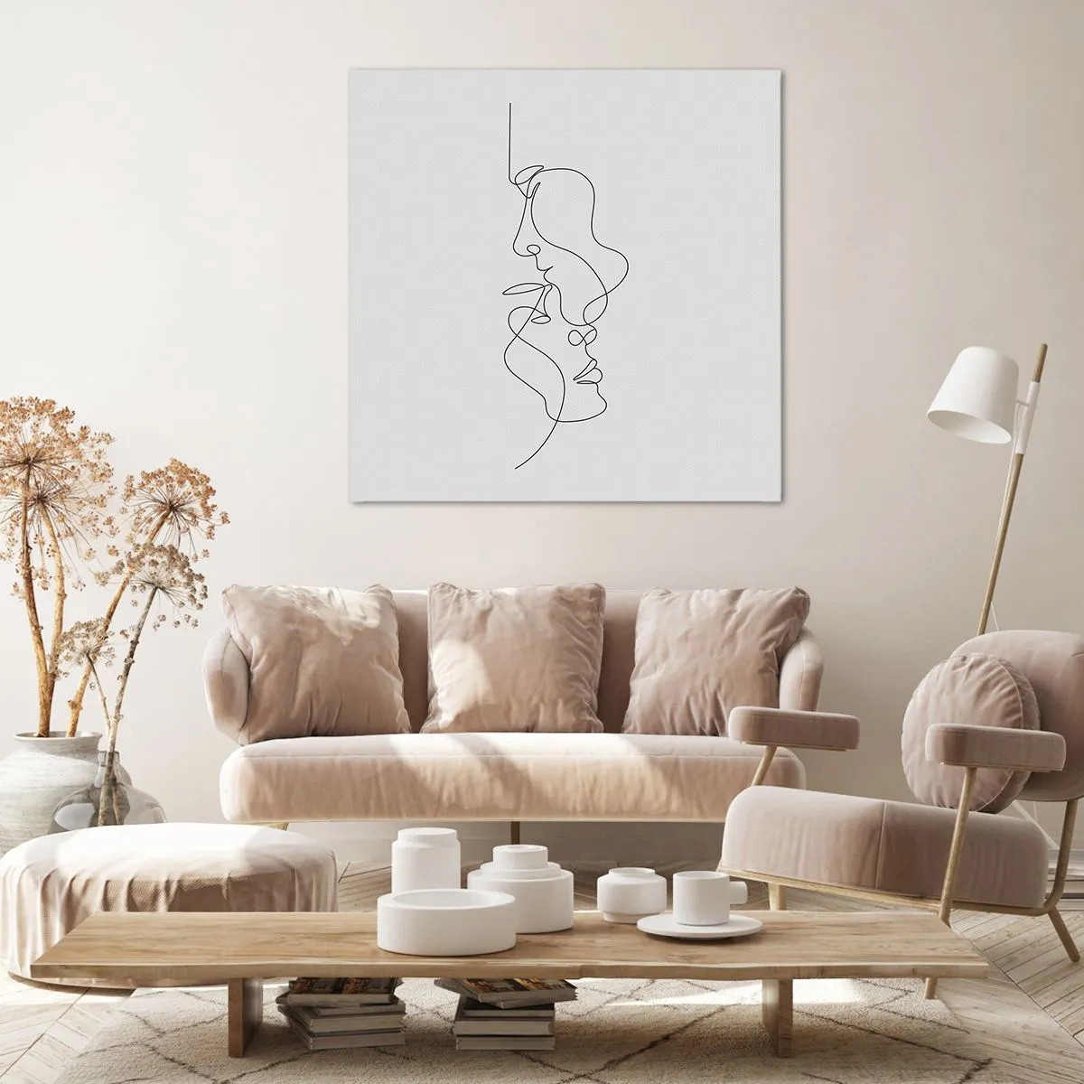 Obraz na plátně - Žár vášnivých tužeb - 60x60 cm