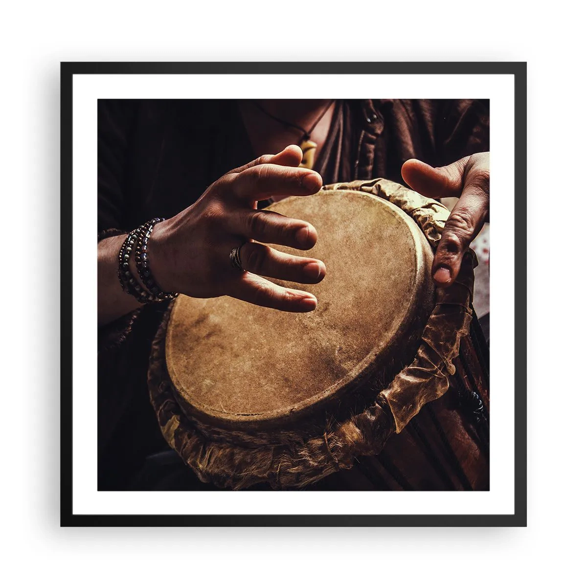 Plakát v černém rámu - V rytmu srdce - 60x60 cm