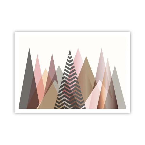 Plakát - Pyramidální pohled - 100x70 cm
