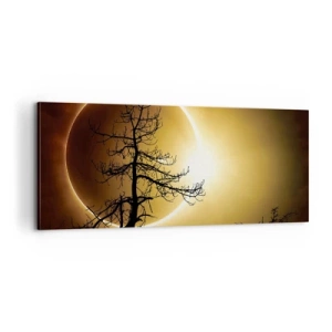 Obraz na plátně - Úplné zatmění - 100x40 cm