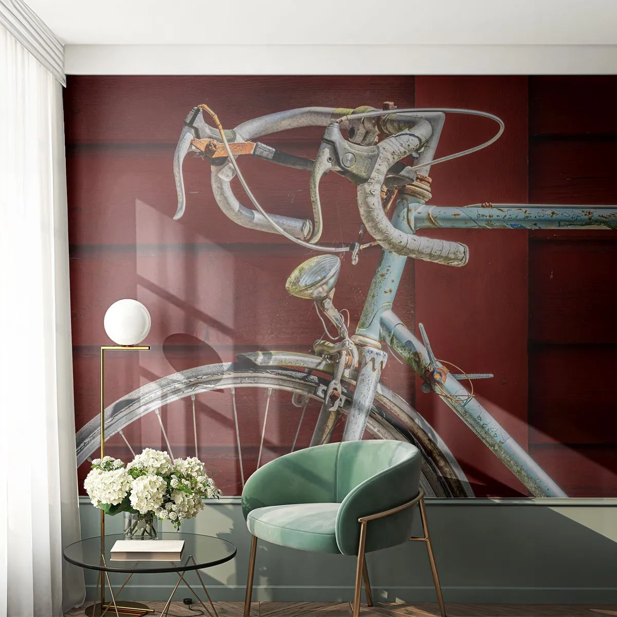 Fototapeta Standard Eco - Stvořený pro vítězství - Jízdní kolo, Retro, Cyklistika - 200x140 cm