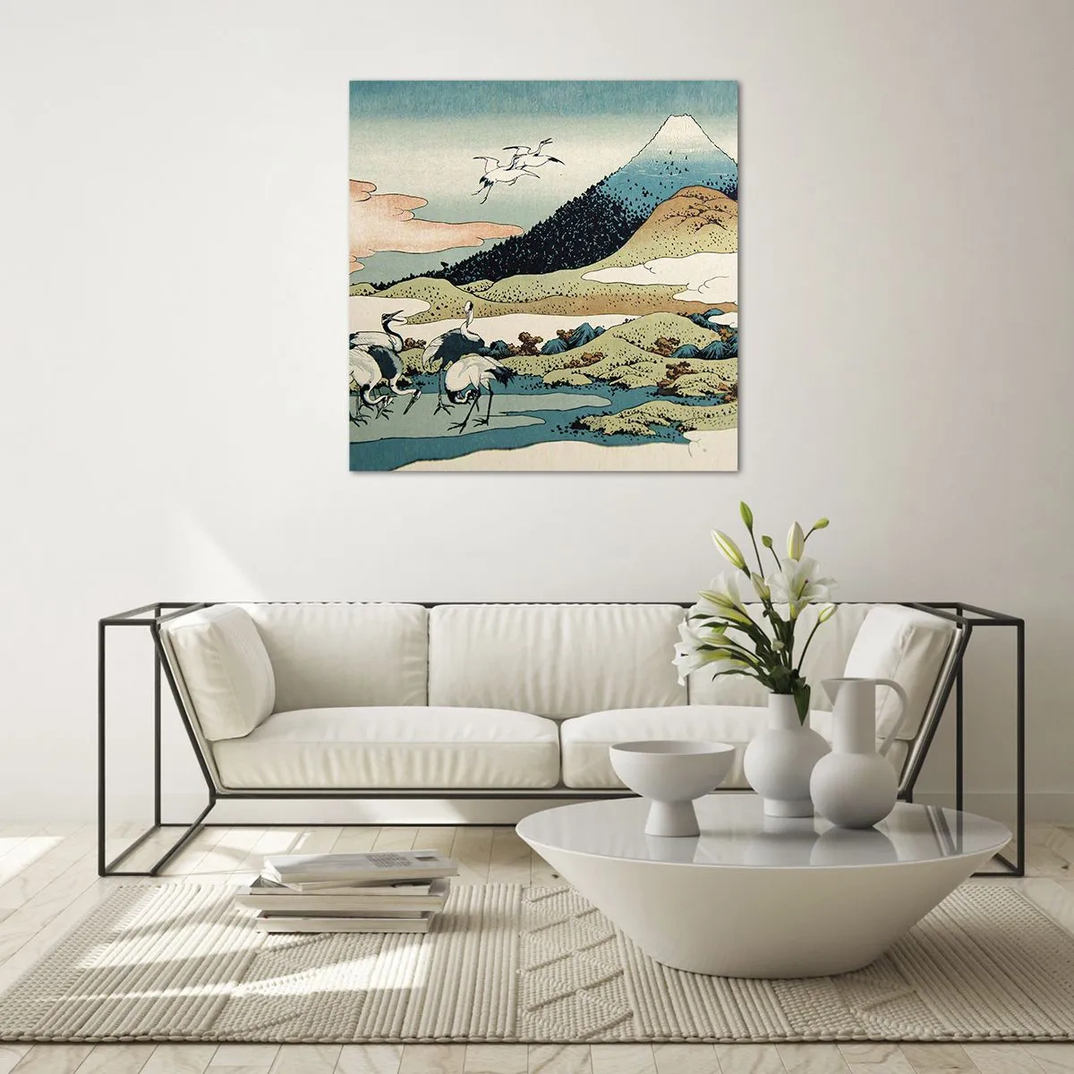 Obraz na skle - V japonském duchu - 30x30 cm