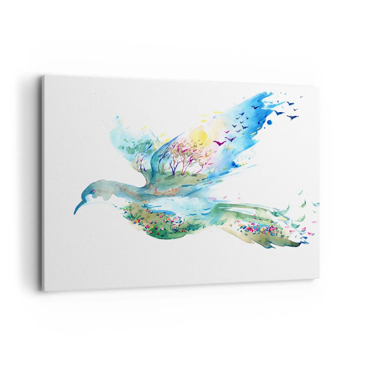 Obraz na plátně - Na křídlech přírody - 100x70 cm