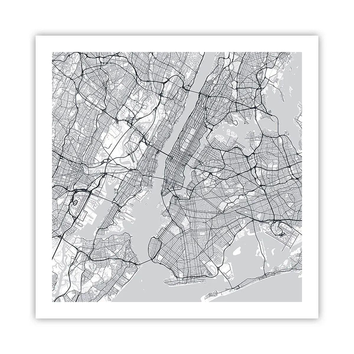 Plakát - Anatomie metropole - 60x60 cm