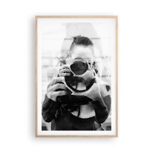 Plakát v rámu světlý dub - Tvůrce a materiál - 61x91 cm