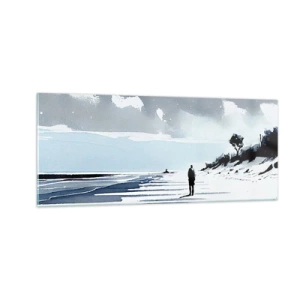 Obraz na skle - O samotě - 100x40 cm