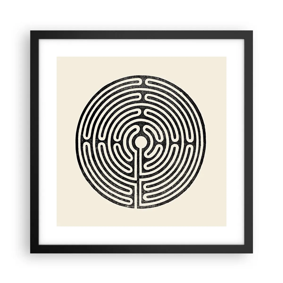 Plakát v černém rámu - Tajemný řád - 40x40 cm