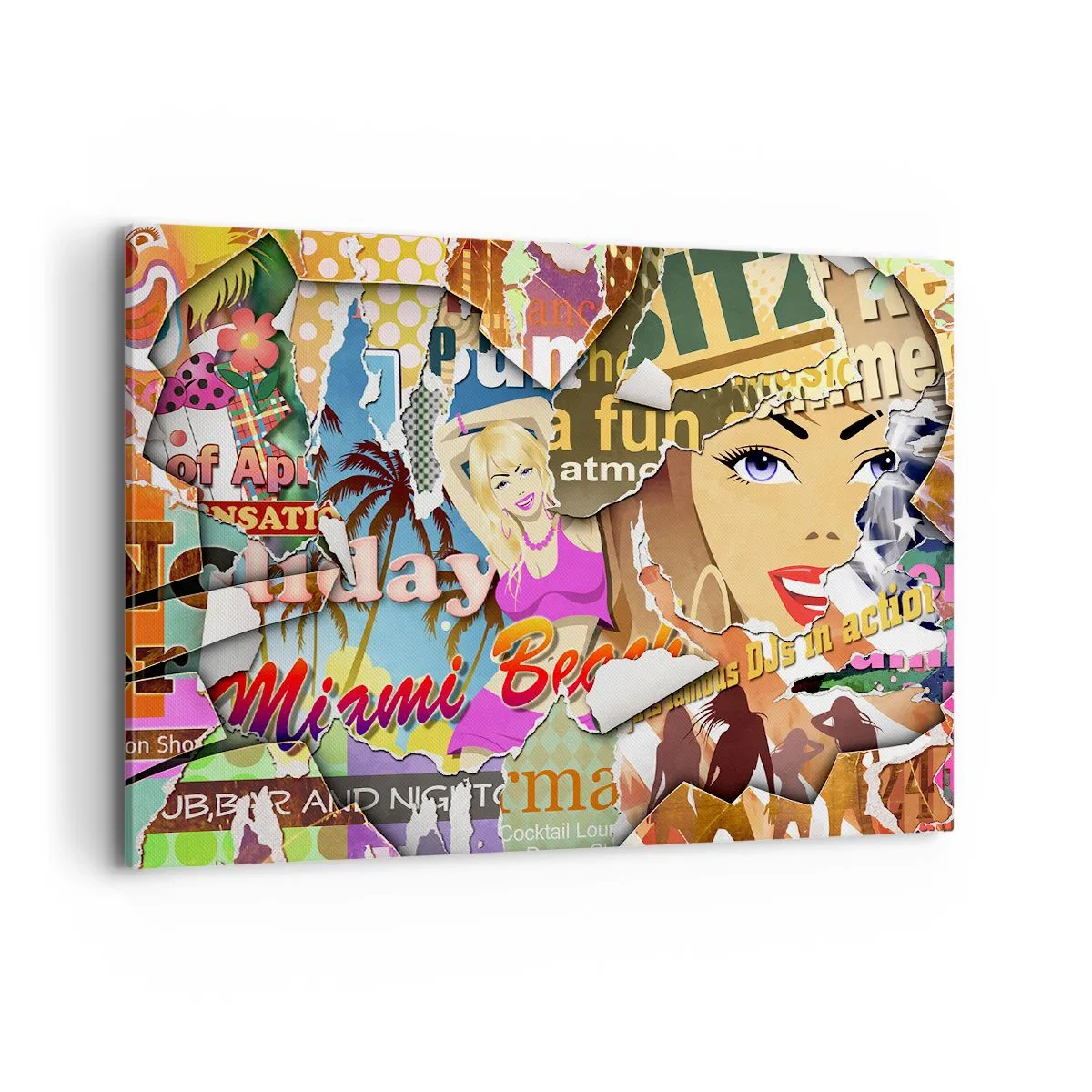 Obraz na plátně - Prázdninové retrospektiva - 100x70 cm