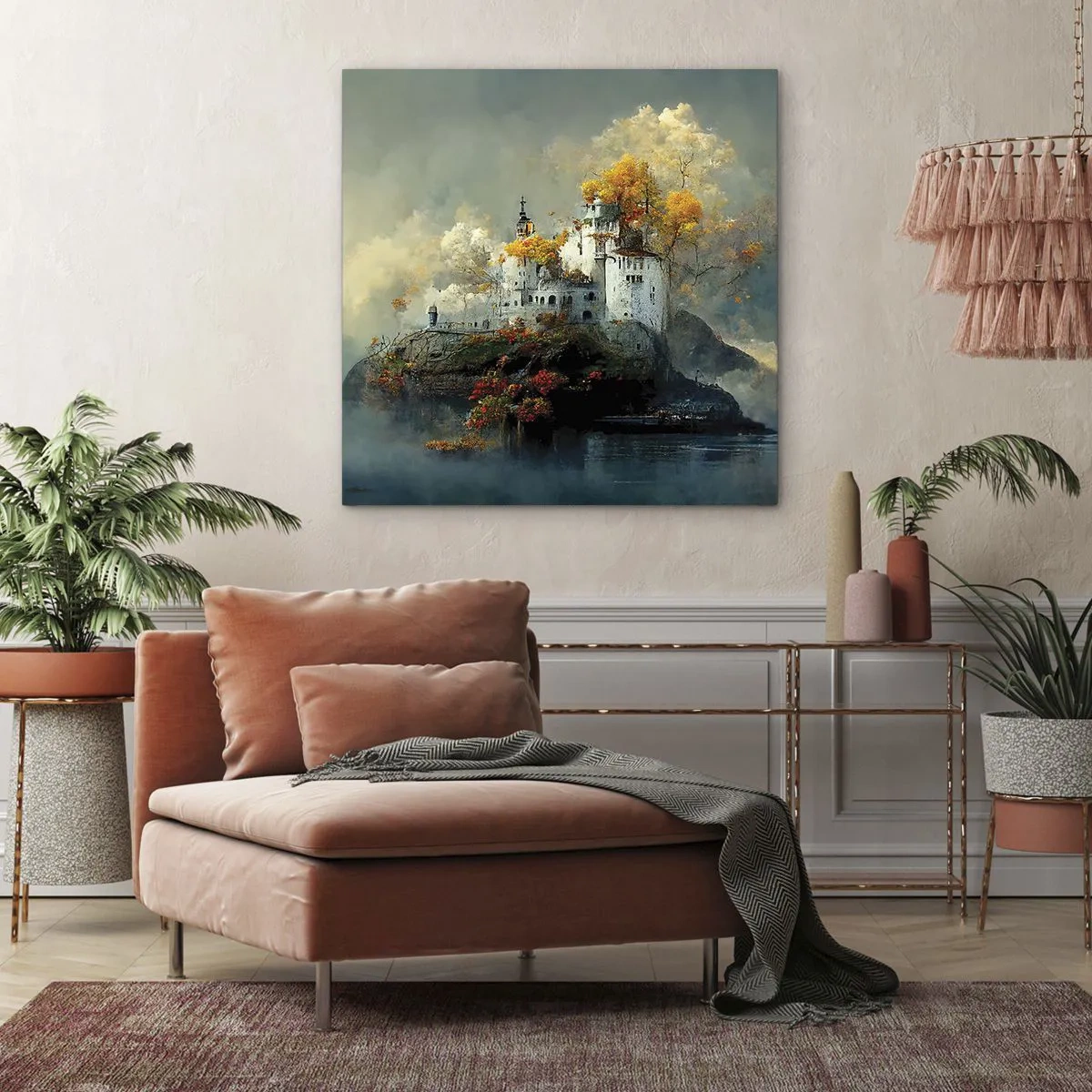 Obraz na plátně - Začátek romantického příběhu - 60x60 cm