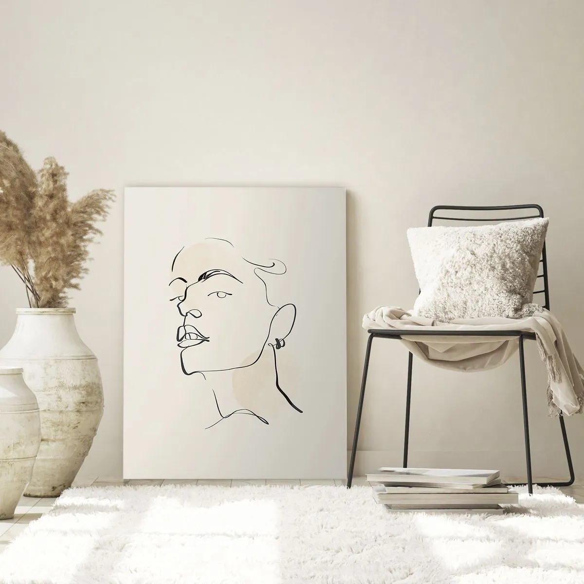 Obraz na skle - Hrdý pohled - 80x120 cm